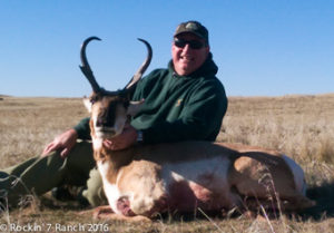 Guided antelope hunt