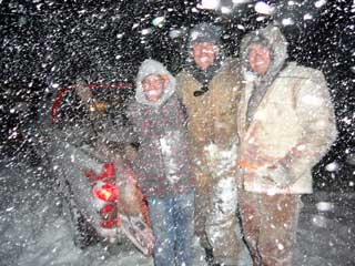 Wyoming Elk Hunting Snow Blizzard