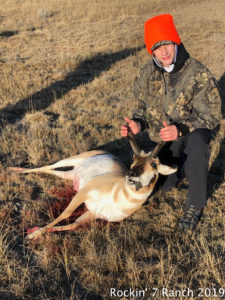 Wyoming Pronghorn Antelope Youth Hunting Lodge